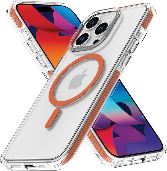 Luxury MagSafe Clear Case for iPhone 11/12/13 Pro Max – Shockproof Cover