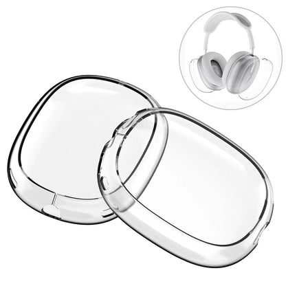 Soft Transparent TPU Protective Case for AirPods Max, Anti-Scratch Shockproof Cover
