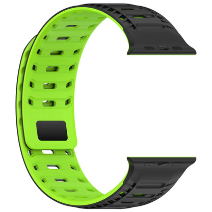 Magnetic Strap for Apple Watch Ultra 2 – Silicone Band Series 4–10 SE