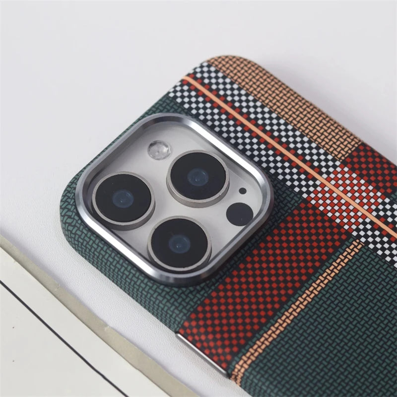 Ultra Thin Carbon Fiber MagSafe Case for iPhone 16 15 14 13 12 Pro Max