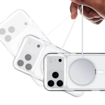 Luxury Transparent MagSafe Case for iPhone 17 Pro Max 17 Air 17 Pro Magnetic