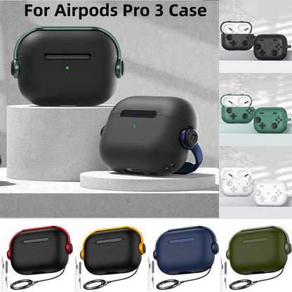 AirPods Pro 3 Case – Cute Music Design with Keychain & Cleaning Kit Included