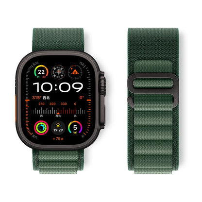 Alpine Loop Nylon Band for Apple Watch Ultra & Series 11–6, SE 41–49mm Strap