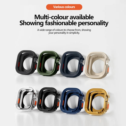 Soft Silicone Protective Case Cover for Apple Watch 41–49mm Series 4–10