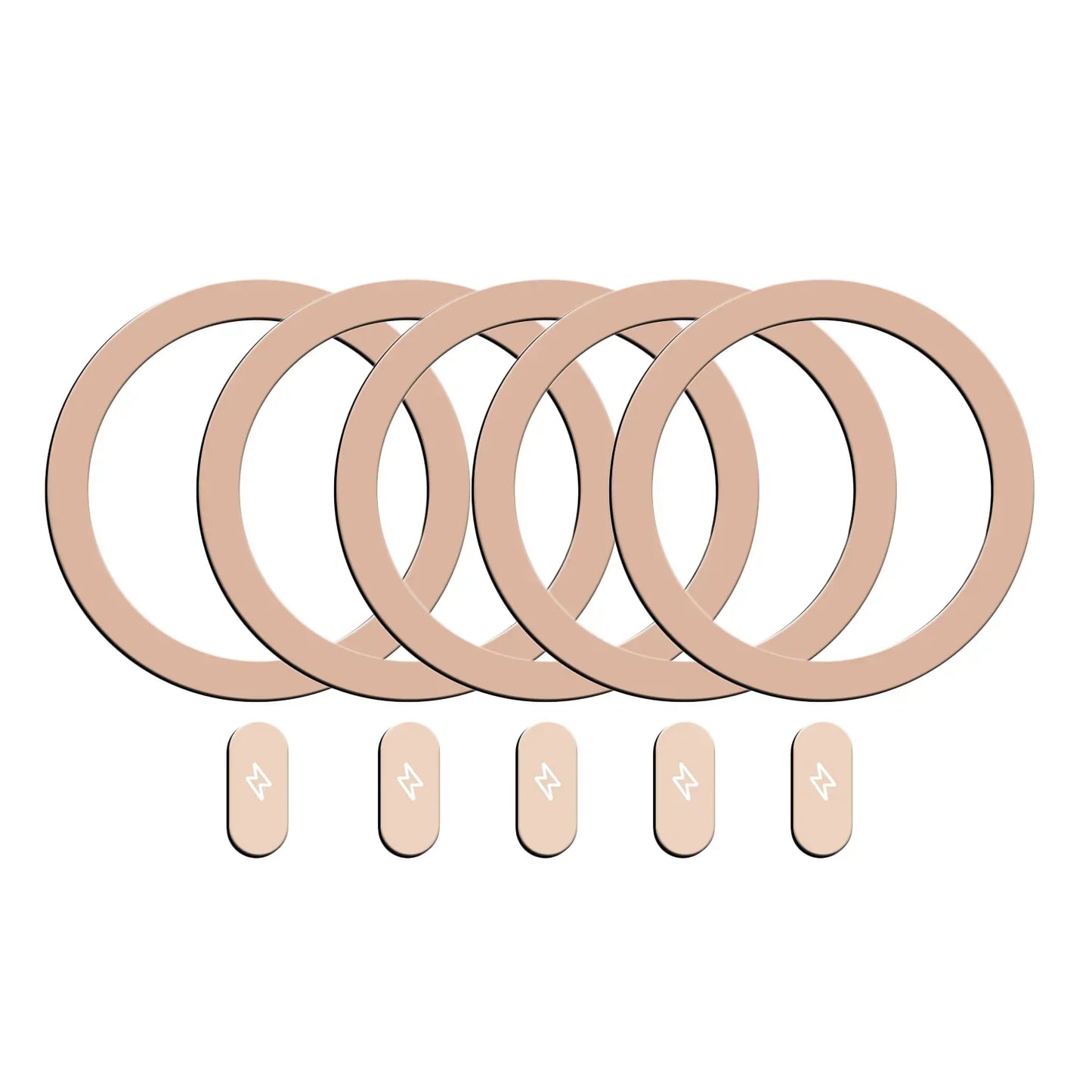 1–5pcs Metal Plate Ring for MagSafe Charger & Car Mount – iPhone 13–15