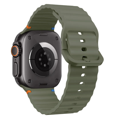 Silicone Strap for Apple Watch Ultra 3/2/1 49/46/45/44/42/41/40mm Sport Wristband