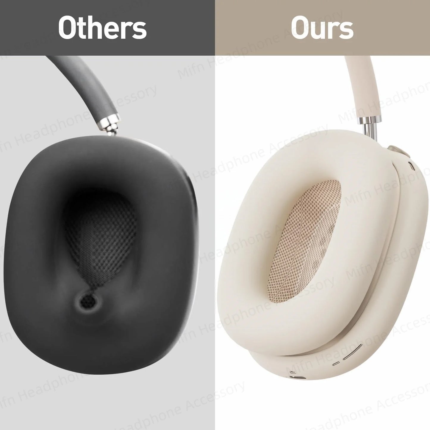 2024 3-in-1 Silicone Case for AirPods Max – Soft Ear Cup Scratch Cover