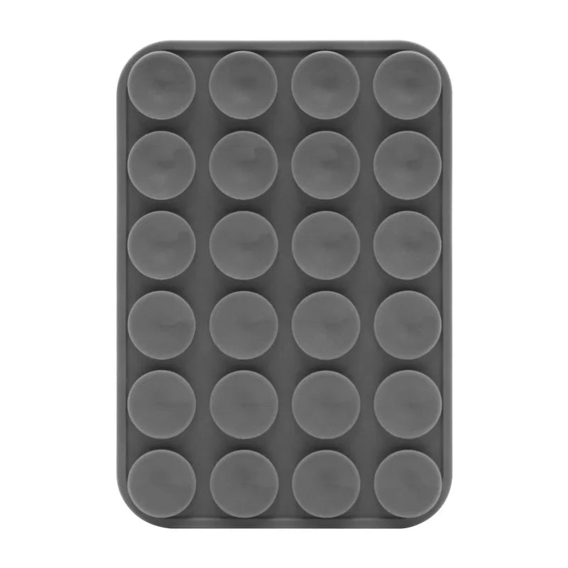 Silicone Suction Cup Magnetic Phone Holder Wall Mount for iPhone 12–16 MagSafe