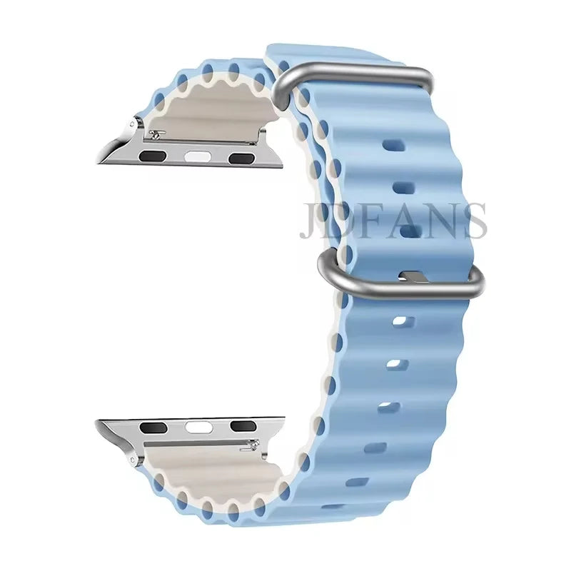 Ocean Strap for Apple Watch Ultra 49mm Series 10 9 8 7 SE in 45–38mm Sizes