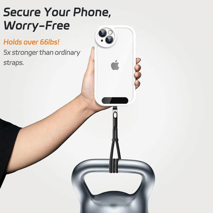 Universal Phone Lanyard with 360° Rotating Clip Adjustable Neck & Crossbody