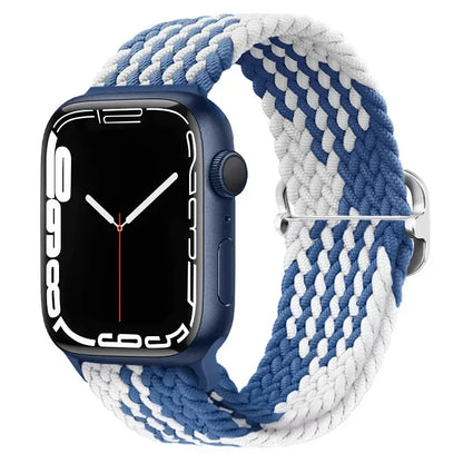 Braided Nylon Strap for Apple Watch Ultra 2/Series 10–4 Adjustable Band