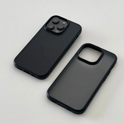 Armor Matte Shockproof Case for iPhone 16 15 14 Pro Max – Black
