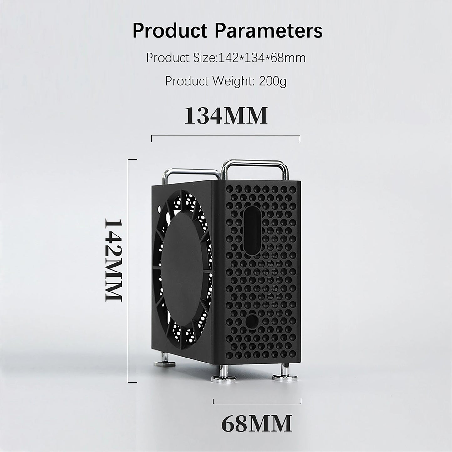 Shockproof Hard Case for Mac Mini M4/M4 Pro – Portable ABS Storage Bag