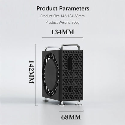 Shockproof Hard Case for Mac Mini M4/M4 Pro – Portable ABS Storage Bag