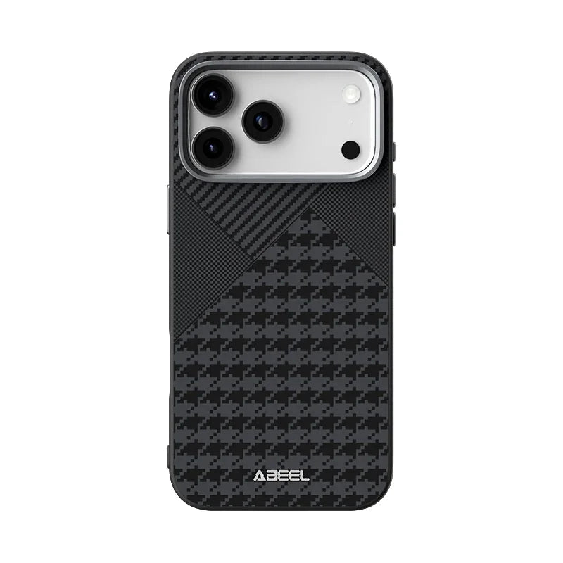 Business Carbon Fiber Slim Case for iPhone 17 Air 16E 15 14 Plus Pro Max Cover