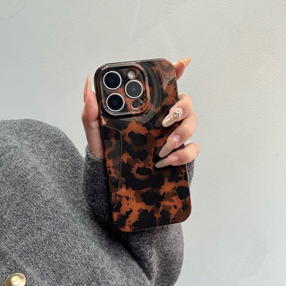 iPhone Case Retro Hawksbill Autumn Winter Black Brown Amber 11–16