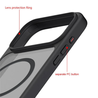 Invisible Folding Kickstand MagSafe Case for iPhone 14–17 Pro & 15–16 Pro Max