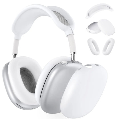 4-in-1 Silicone Case Set for AirPods Max Headphones – Black