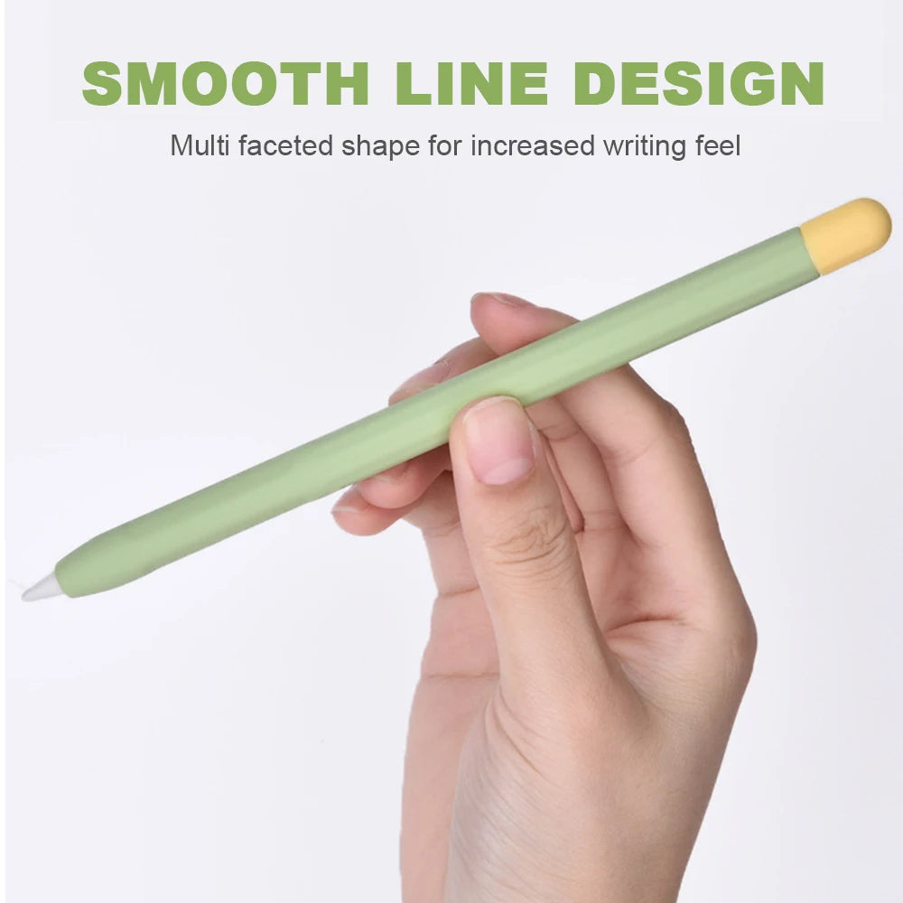 Silicone Stylus Cover for Apple Pencil 1 & 2 – Colorful Anti-Slip Case