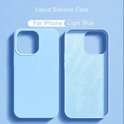 Silicone Shockproof Case for iPhone 15 16 Pro Max Plus