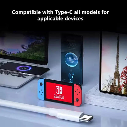 PD 100W/60W USB-C to USB-C Fast Charging Cable | Data Line for Laptop & Phone