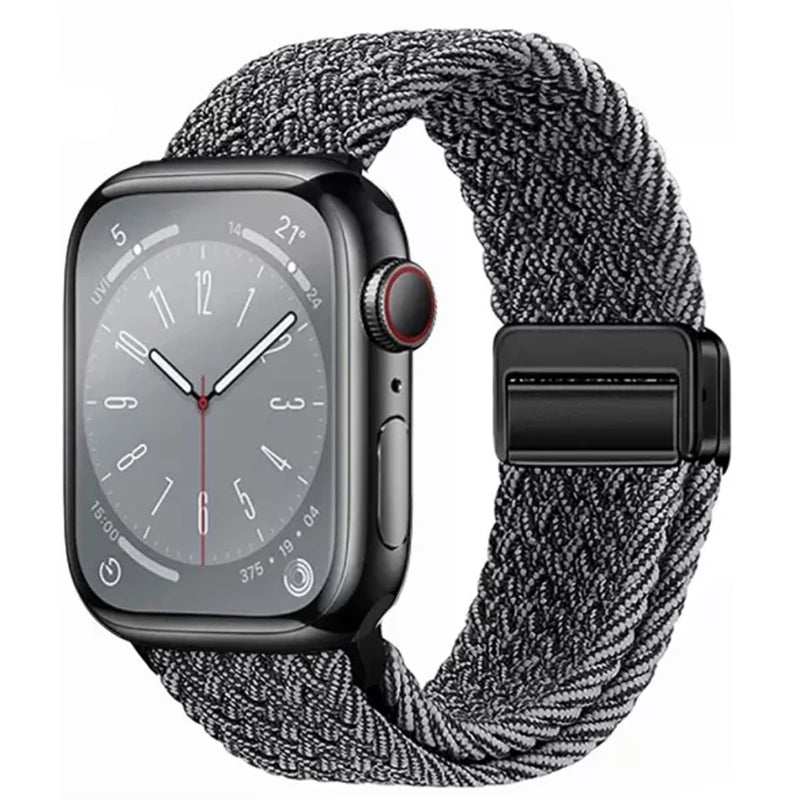 Braided Magnetic Strap for Apple Watch Ultra 2 & Series 10–6 SE Band