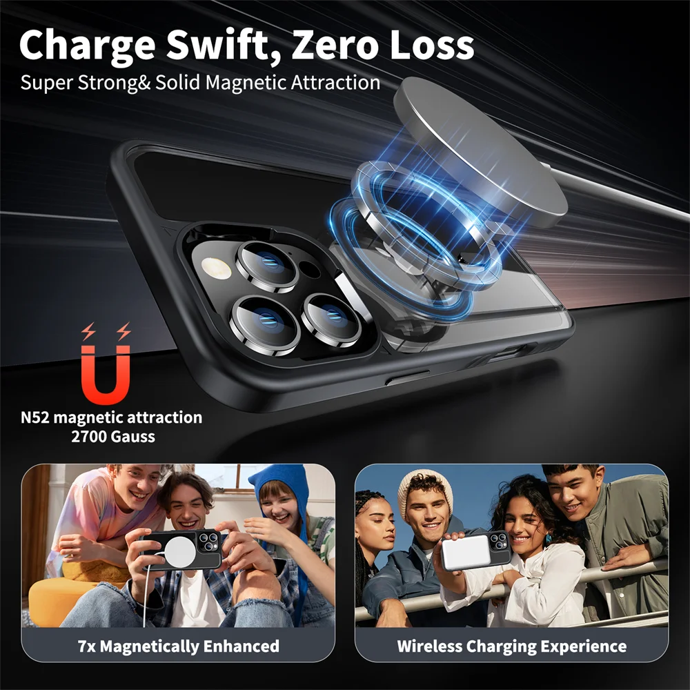 Clear Acrylic Magsafe Case for iPhone 13/12/11 Pro Max