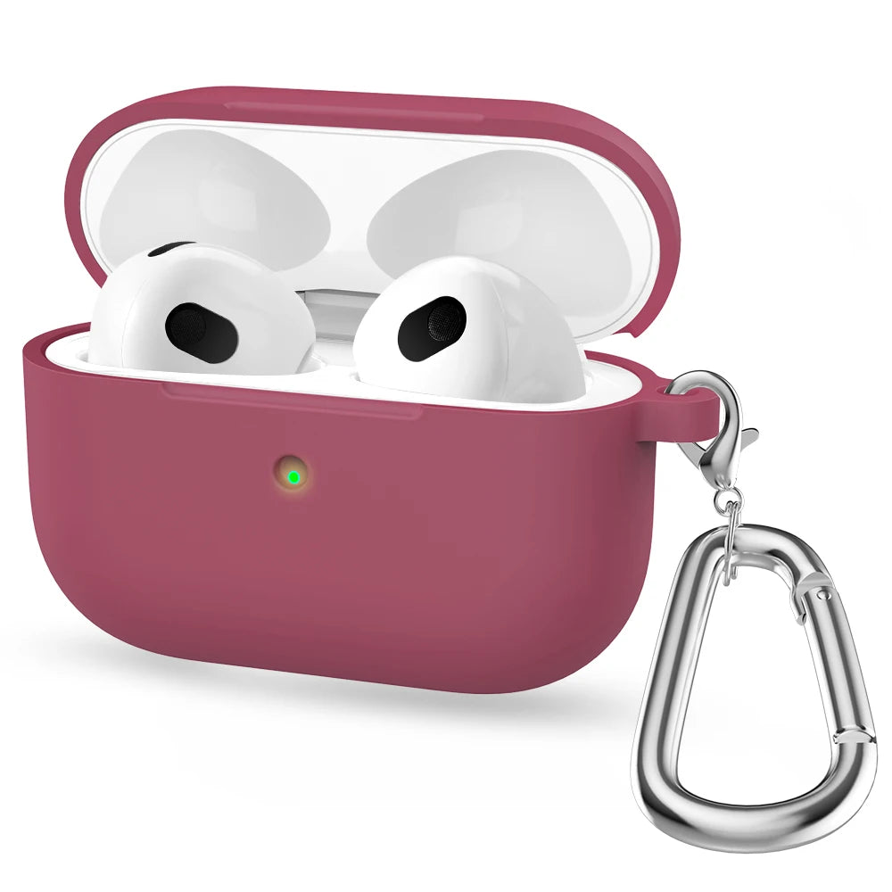 Soft Silicone Case for Apple AirPods 3 (2021) – Thick Solid Color Cover