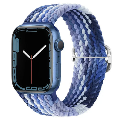 Braided Nylon Strap for Apple Watch Ultra 2/Series 10–4 Adjustable Band