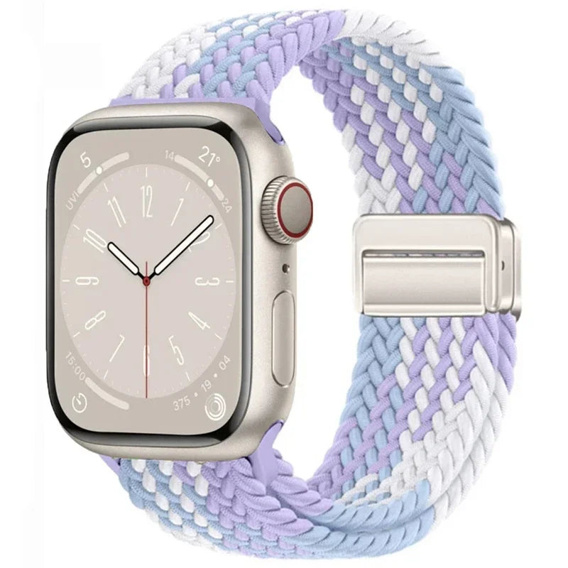 Braided Magnetic Strap for Apple Watch Ultra 2 & Series 10–6 SE Band
