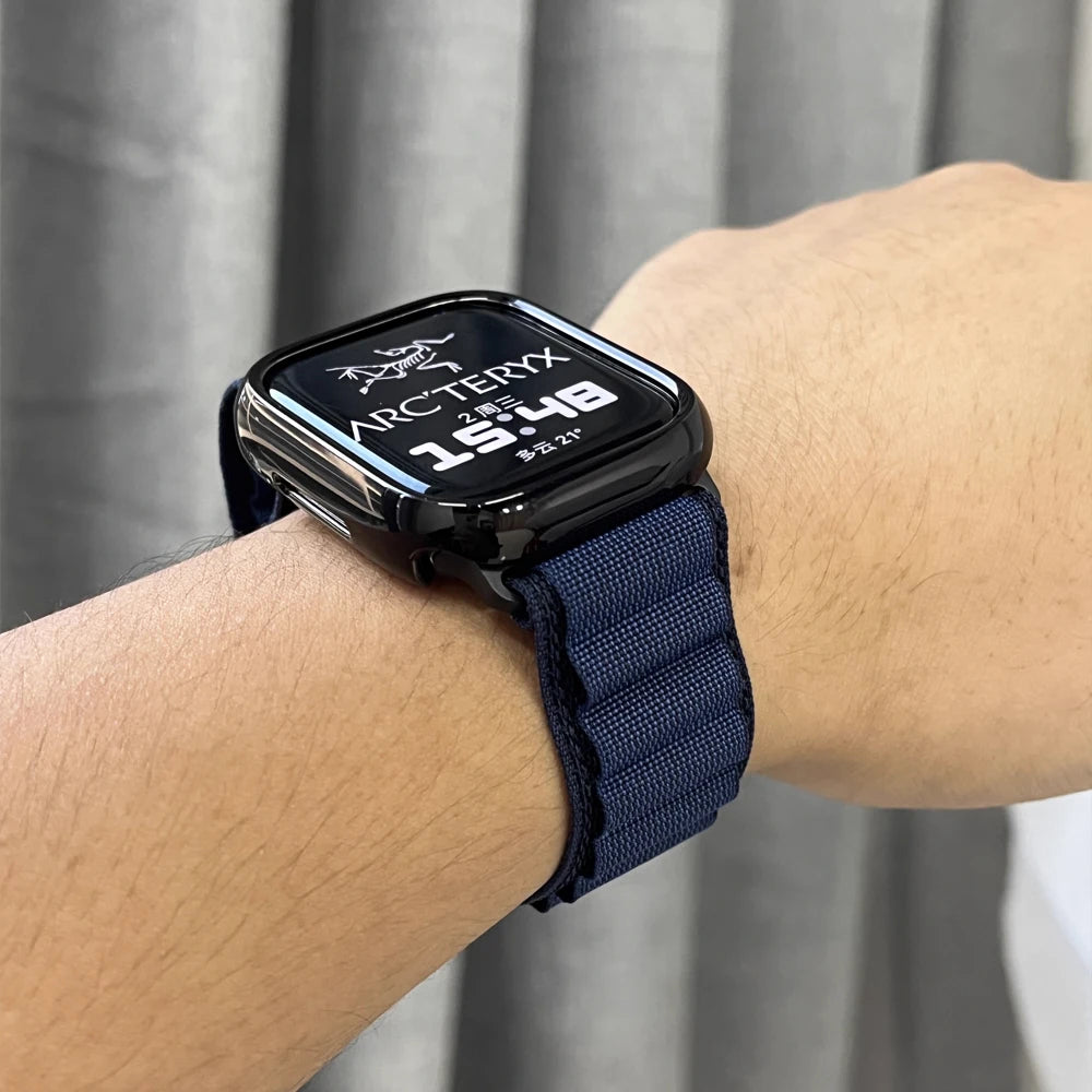 Alpine Loop Nylon Band for Apple Watch Ultra & Series 11–6, SE 41–49mm Strap
