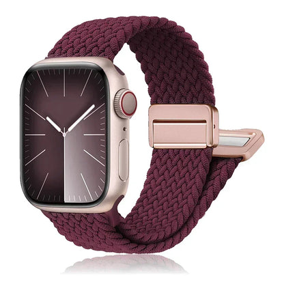 Braided Elastic Strap for Apple Watch Ultra & Series 10–5 SE Band