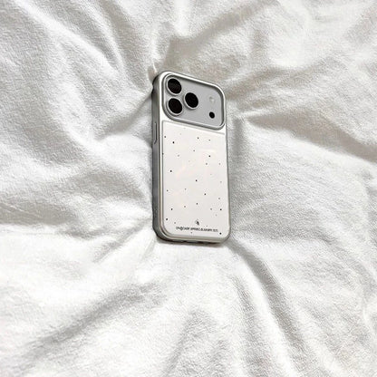 INS Y2K Ink Splatter Dots Phone Case for iPhone 17 Pro Max Air 16E 15 14 13 12