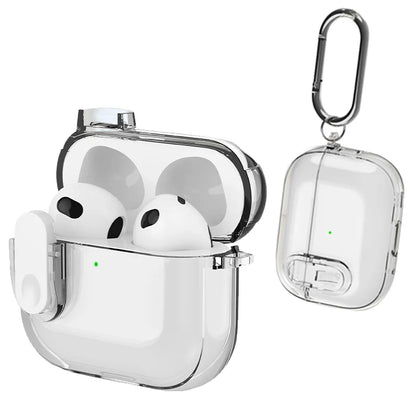 Clear Lock Case for AirPods 4/Pro 2/3/2 – Transparent Shockproof Cover