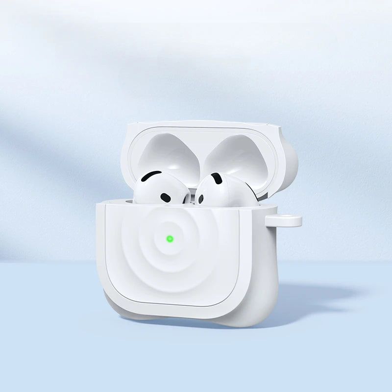 Soft Silicone Case for AirPods 1/2/3/Pro/Pro 2/4 – Solid Color Cover