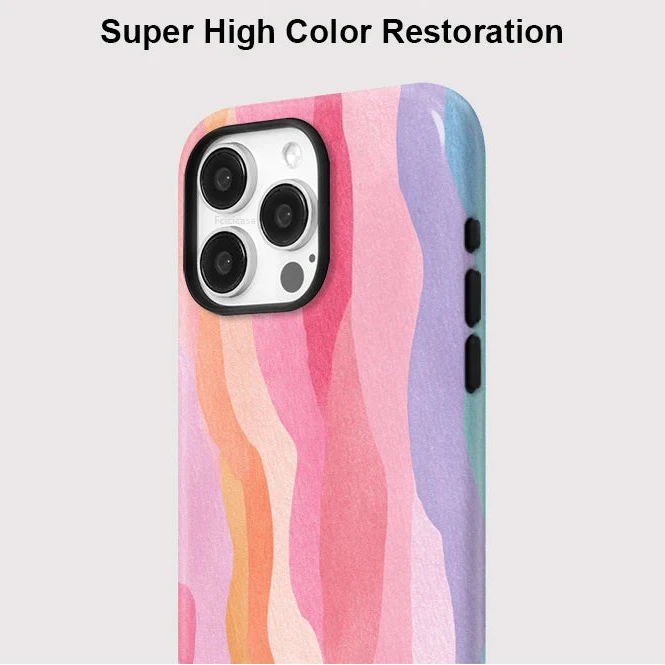Soft Silicone MagSafe Case for iPhone 16–11 Pro Max Art Painting Cover