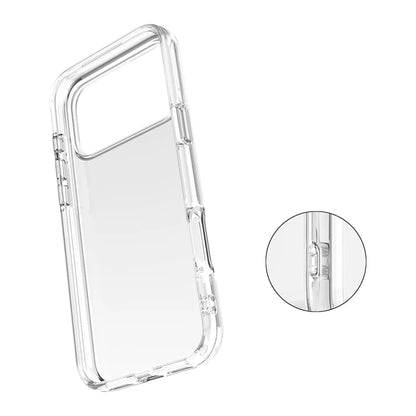 Luxury Clear Silicone Case for iPhone 17 Air/17 Pro Max Ultra Thin Cover