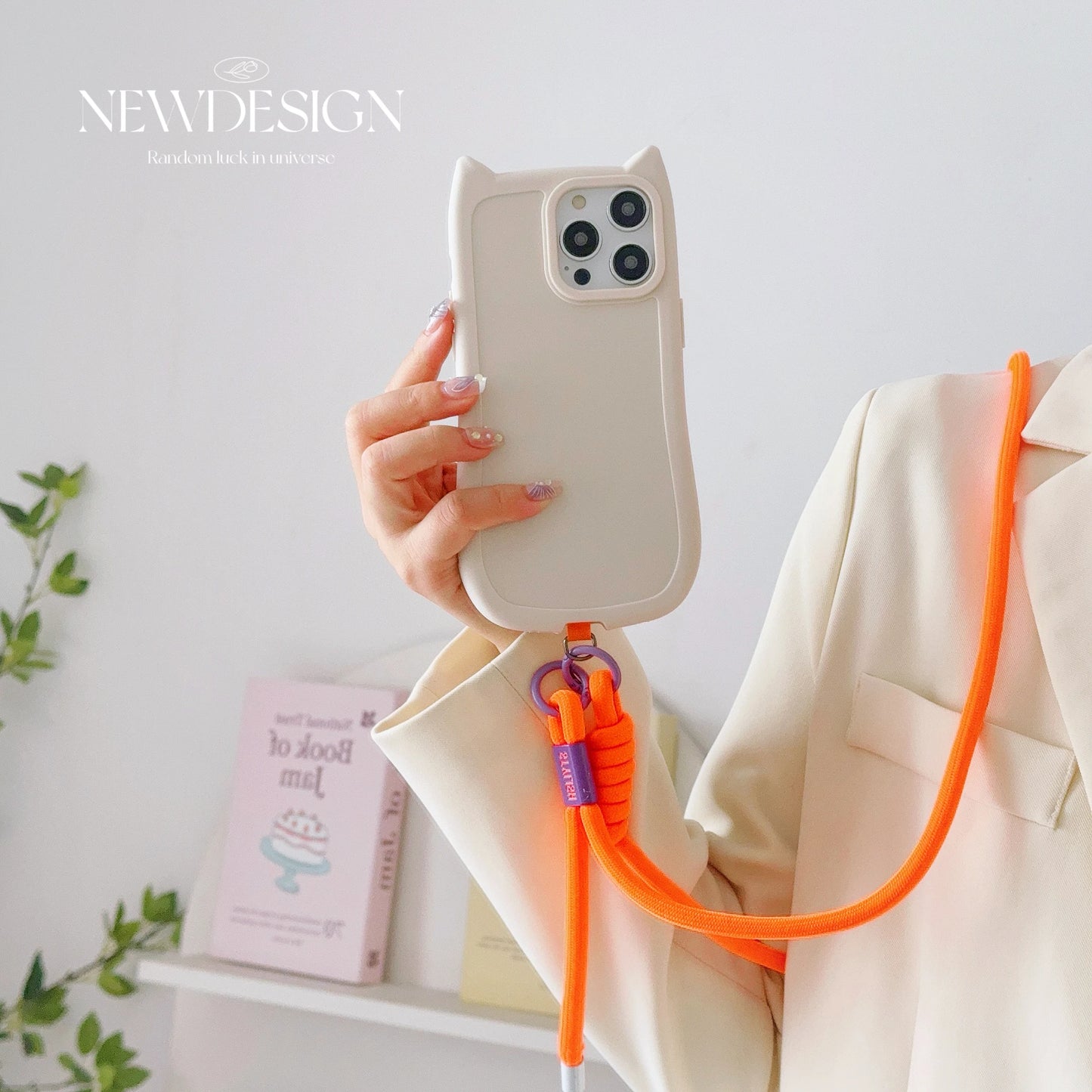 Universal Adjustable Crossbody Phone Lanyard Strap – Neck & Shoulder Rope