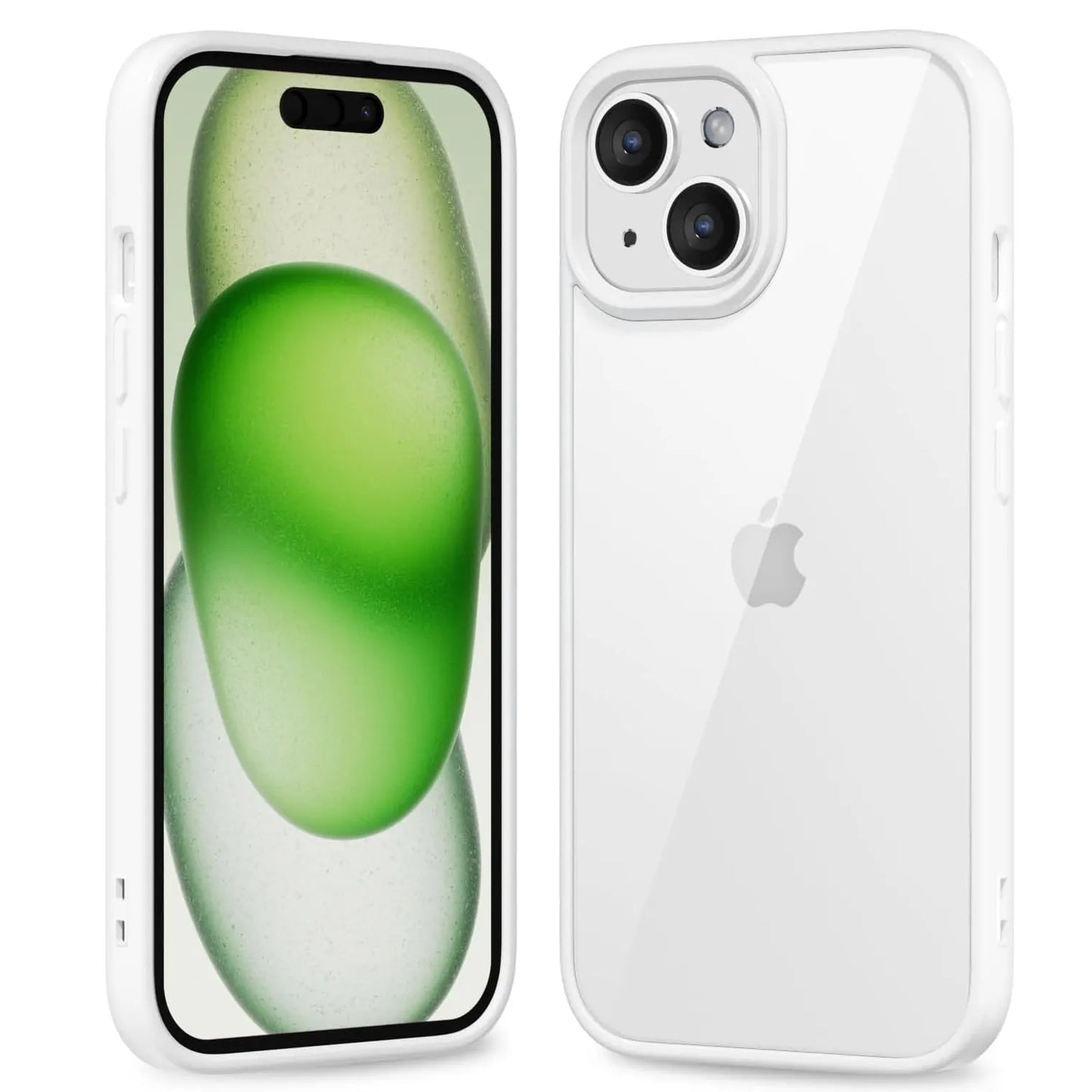 Luxury Transparent Candy Shockproof Bumper Case for iPhone 15 16 Pro Max