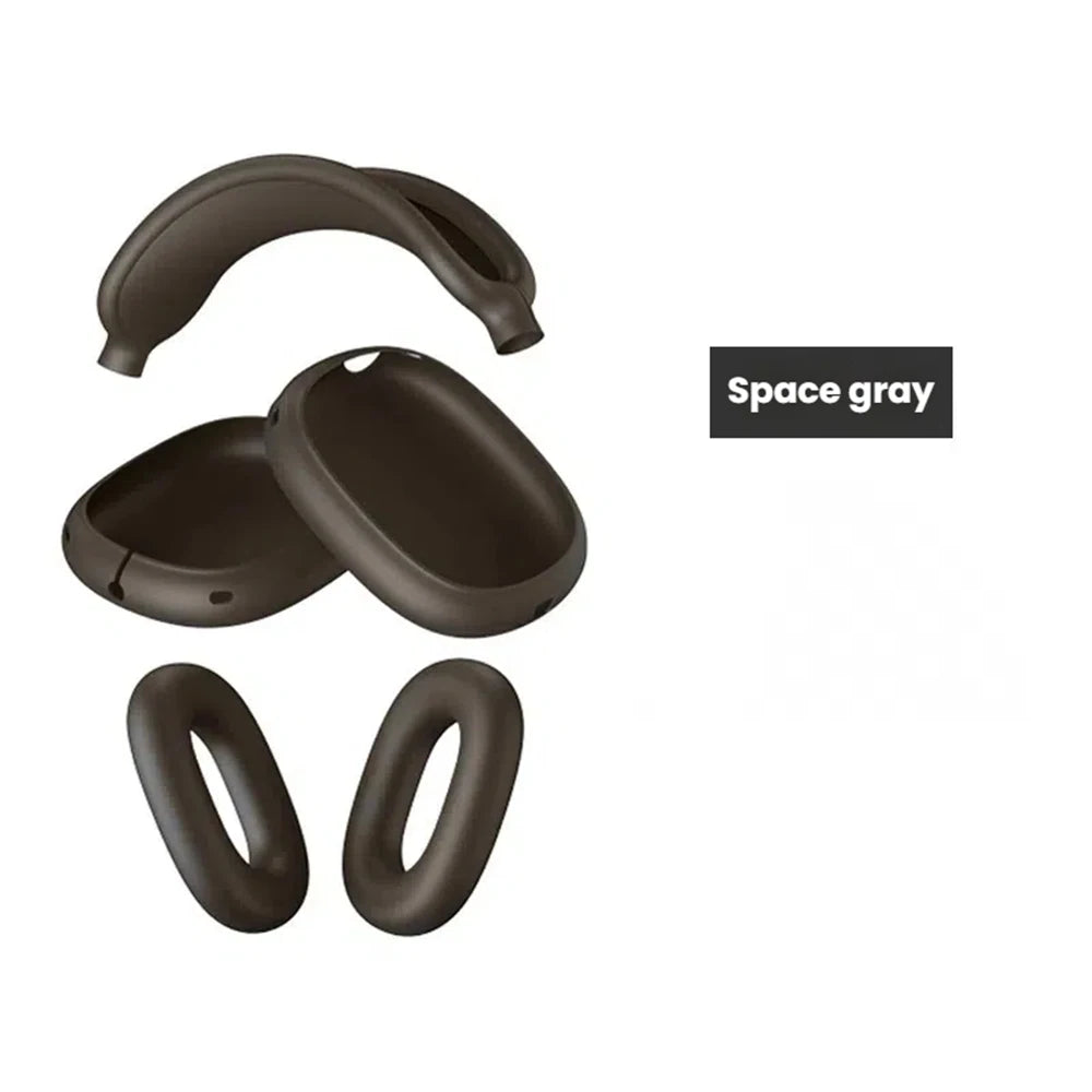 3 in 1 Soft Silicone Case for AirPods Max – Shockproof Headphones Cover