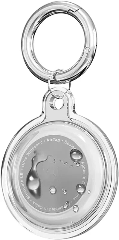 4/8/6  Pack Waterproof AirTag Keychain Case for Pet Collars & Key Rings