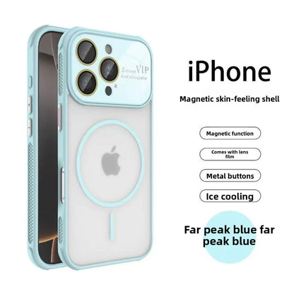 Shockproof Magnetic Case with Full Lens Protection – For iPhone 16–17 Air Pro Max