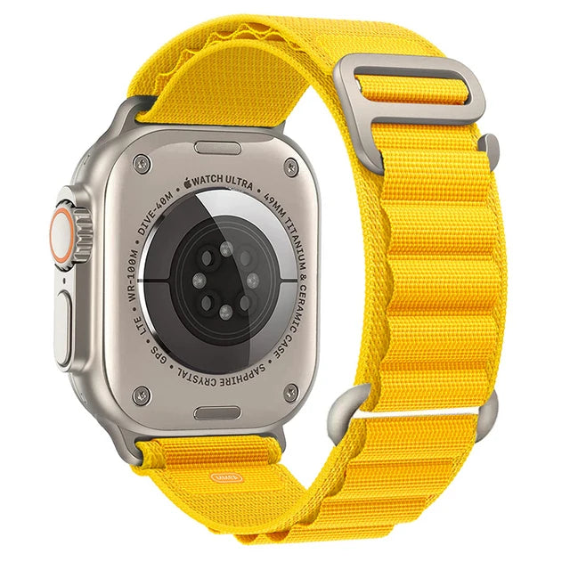 Alpine Loop Nylon Strap for Apple Watch Ultra 2 & Series 10-4, 40-49mm Adjustable Band