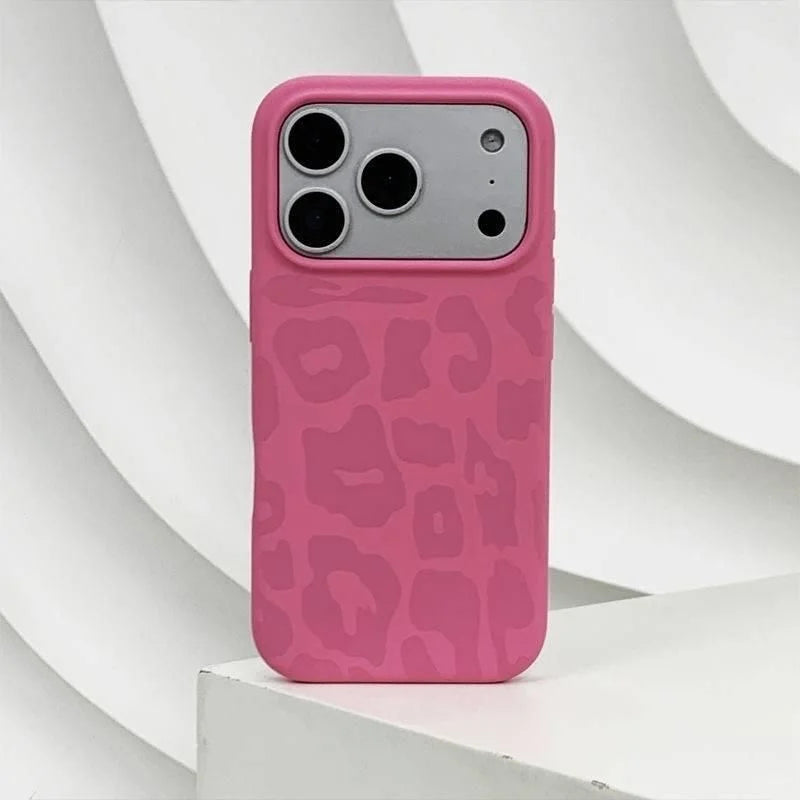 Candy Liquid Silicone Leopard Print Soft Case for iPhone 17 Air–11 Series