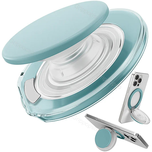 MagSafe Phone Grip with Built-In Adjustable Stand and Strong Magnetic Holder