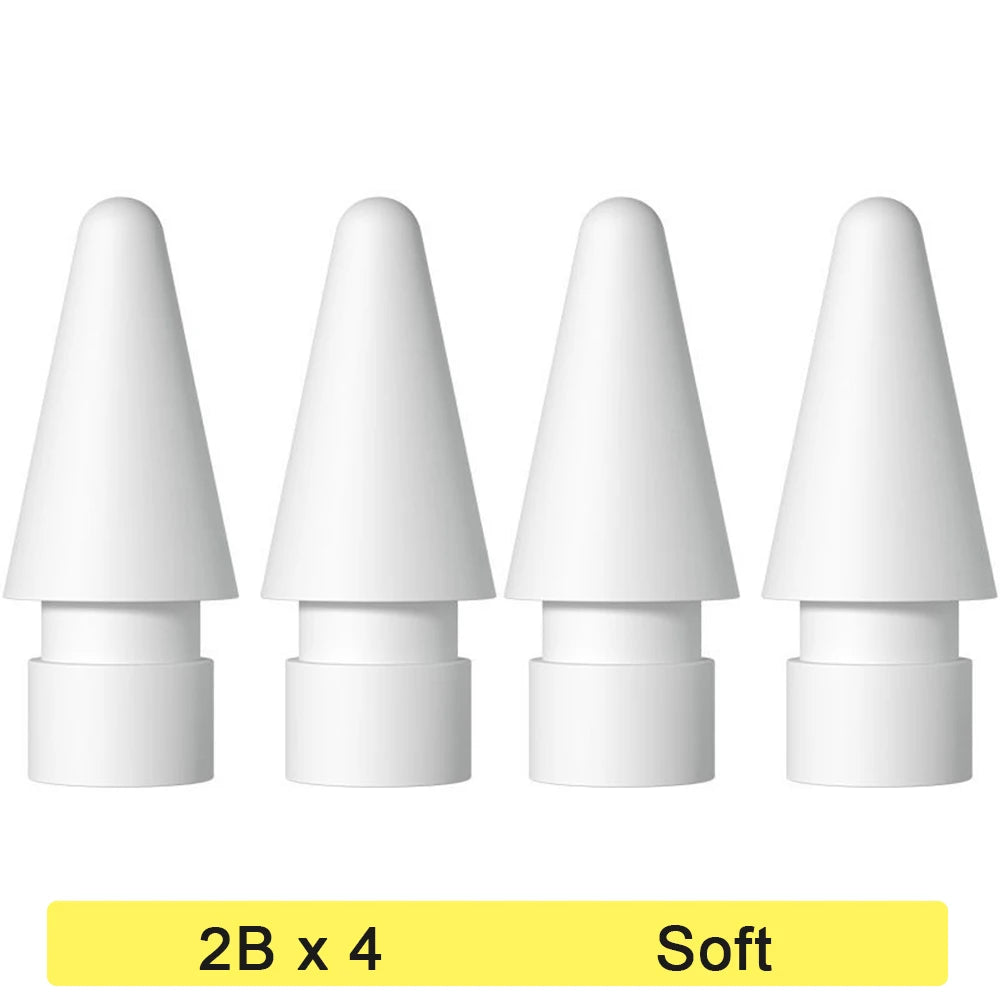 Replacement Tips for Apple Pencil 1st & 2nd Gen | Soft & Hard Double-Layer Nibs