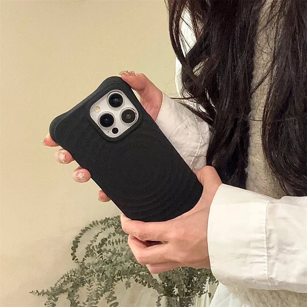 Ripple MagSafe Case for iPhone 15–11 Pro Max – Wave Shockproof Cover