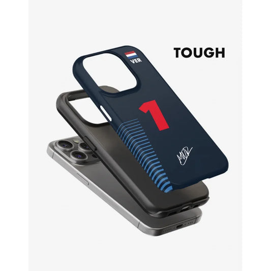 F1 No.1 2-in-1 Tough Glossy Phone Case for iPhone 7/12 mini/14/15/16 Pro Max