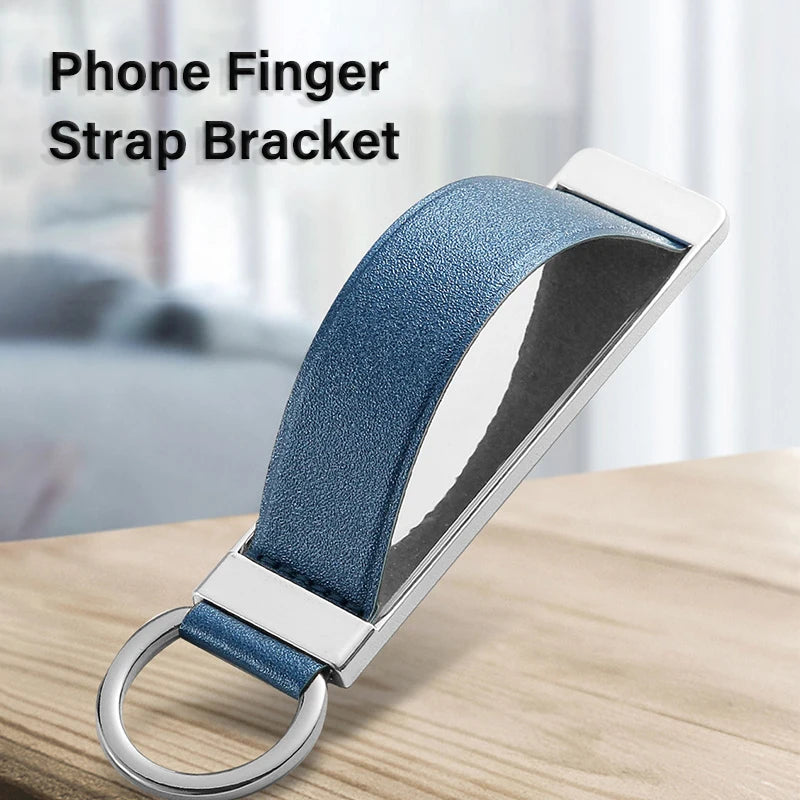 2024 New Wrist Band Cell Phone Holder Finger Grip Mobile Stand Push Back Socket Bracket for iPhone Samsung Xiaomi