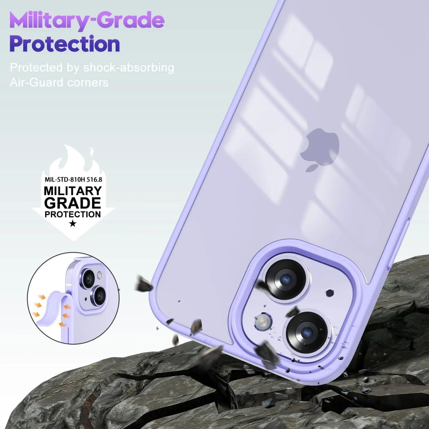 Luxury Transparent Candy Shockproof Bumper Case for iPhone 15 16 Pro Max